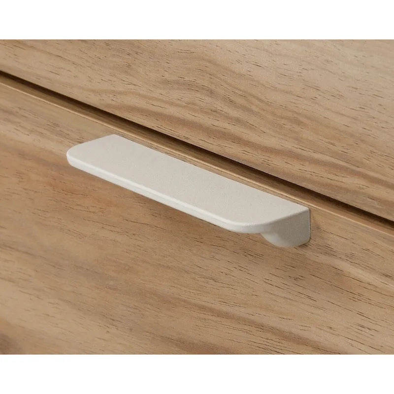Classeur latéral à deux tiroirs Grand Walnut, format lettre/légal, extension complète, tiroir inférieur verrouillable, base en métal