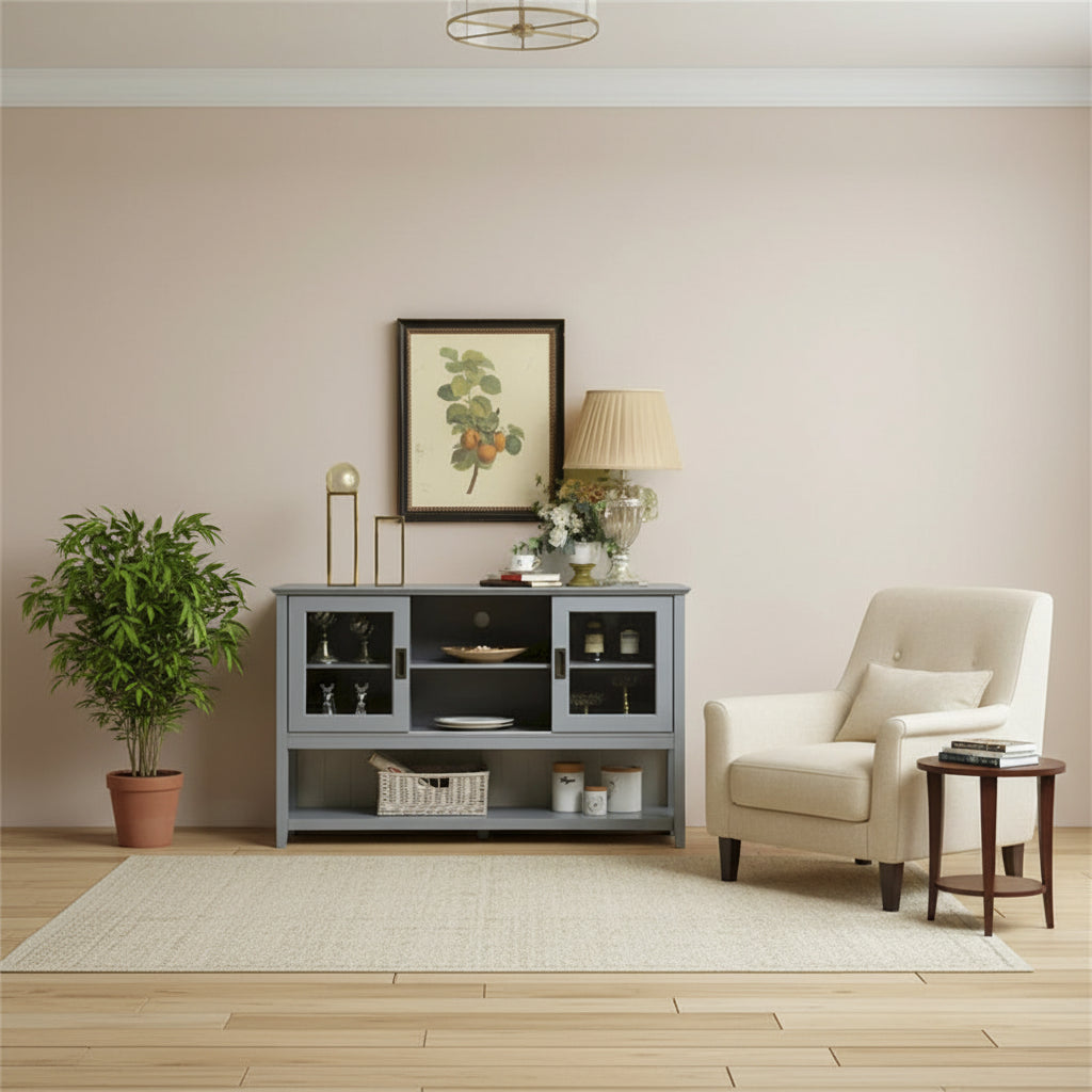 Sideboard Buffet Table with Doors